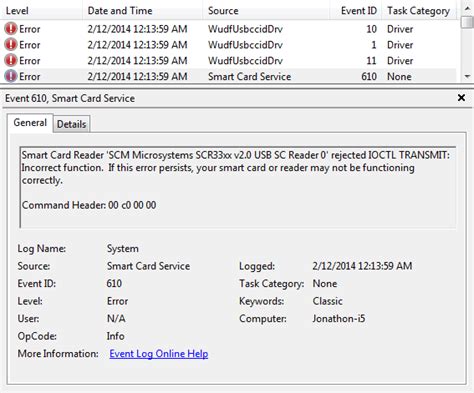 event id 602 smart card service|Windows 10 Smart Card Error .